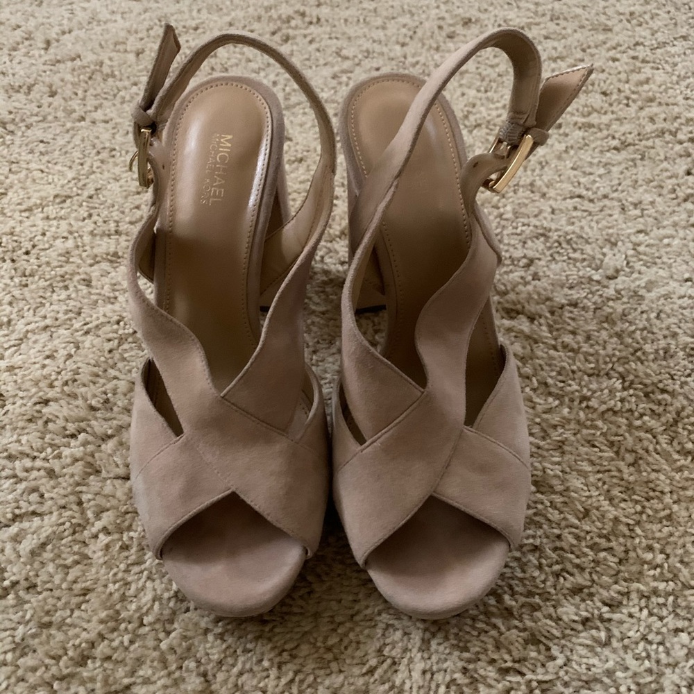 Michael Kors suede heels
